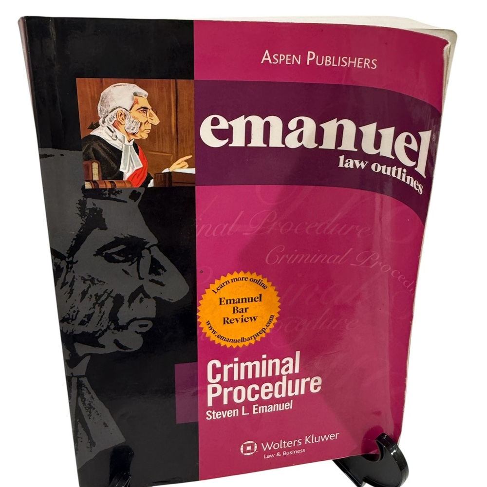 Emanuel Law Outlines: Criminal Procedure Book ~ by Wolters Kluwer